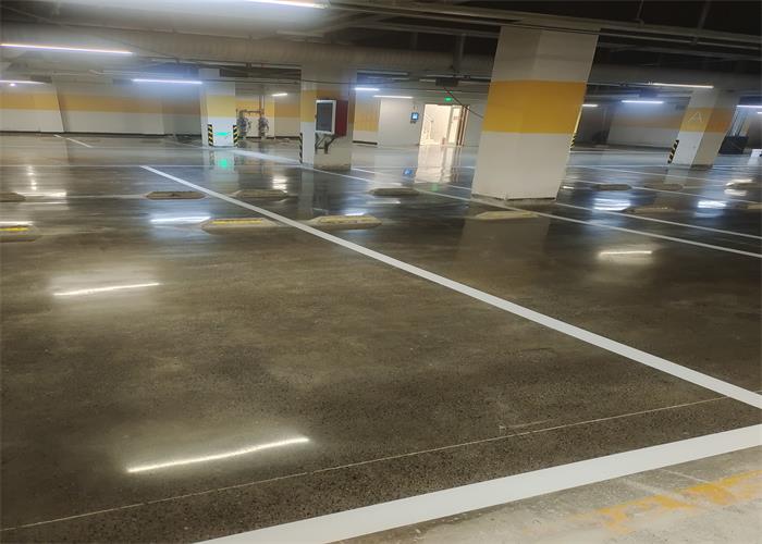 萬科地下車庫施工完成！